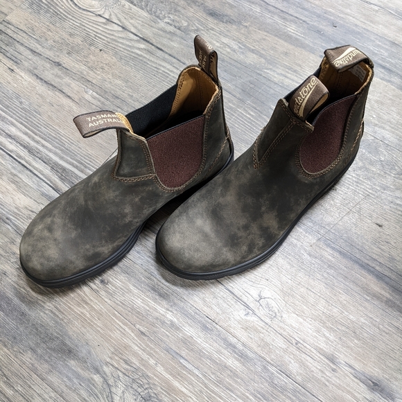 Rustic brown premium leather Chelsea boots - Picture 3 of 9